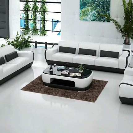 Living Room Furniture Sofa Set Modern Couch Luxury Leather Sofa Set Living Room New Design