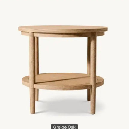 The R American-Style Solid Wood Coffee Table Features a Unique Design