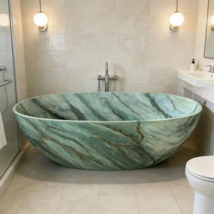 Freestanding Bathtub Modern Art Bathtub Gray Color Ink Painting Apartment Bathroom Painting Of Dynamic Whirlpool Tub Luxury