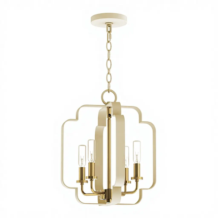 Customized Minimalist New Chinese Style Gold LED Pendant Light Modern Oriental Chandelier for Living Dining Room Bedroom Study