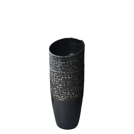 Traditional Irregular Porcelain Washbasin with Lotus Motifs – Floor-Mounted, Free-Standing Pedestal Sink for Bathrooms