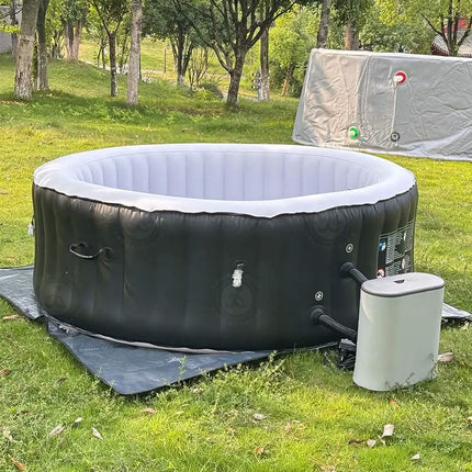 Customized High Quality Inflatable Round Spa Tub Hot Spa Pool Tub Portable Multiplayer Person Spa Tub Outdoor For Hotel