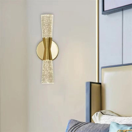 Crystal Wall Lamp Sconce LED Fixture Modern Indoor Wall Lights for Bedroom Office Hotel