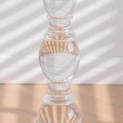 Modern Luxury Customized Round Acrylic Coffee Table Manufacturer's Transparent for Home Living Room Use
