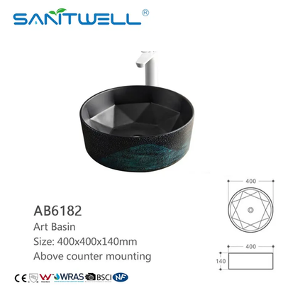 Hot Ceramic Wash Basin Bathroom Sink Bathroom Basin Sink Bowl