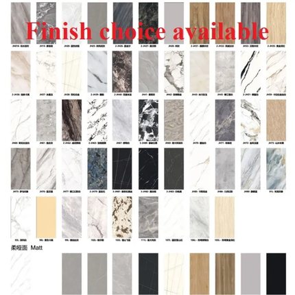 Factory direct luxury Wall-mounted bathroom vanity sintered stone marble top ceramic sink LED Mirror bathroom cabinet for hotel