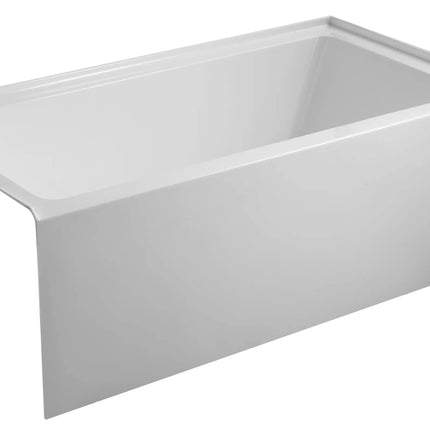 Modern White Skirt Front Collection 60x32 Inch Integral Apron Bathtub for American