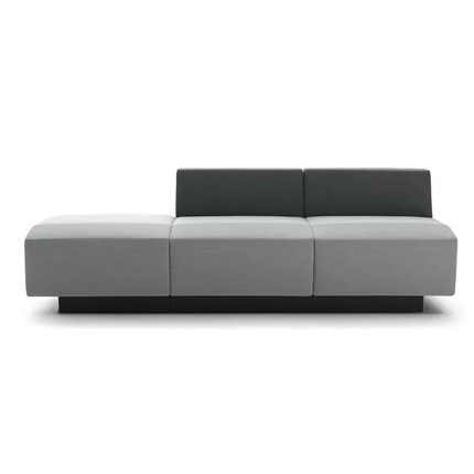 Colorful Curved Modular Sofa Set | Commercial Lounge Furniture For Office Areas