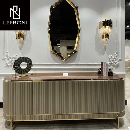 Luxury Quality Home Furniture – Modern Dining Table Set Featuring Marble Top and Sturdy Stainless Steel Frame