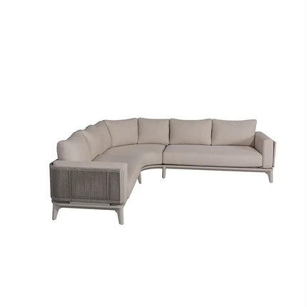 Corner Modern Luxury Garden Furniture Patio Sofa Set Rattan Outdoor Corner Sofa
