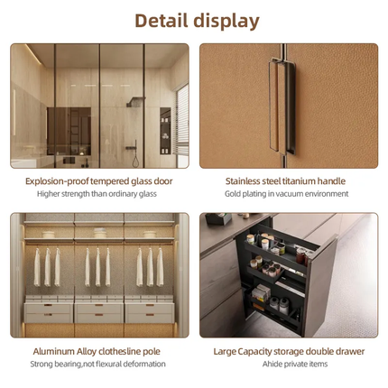 Custom Modern Luxury Lacquer Marble Glass Smart Melamine Board Solid Wood Veneer Kitchen Island Full Kitchen Storage Cabinet Set