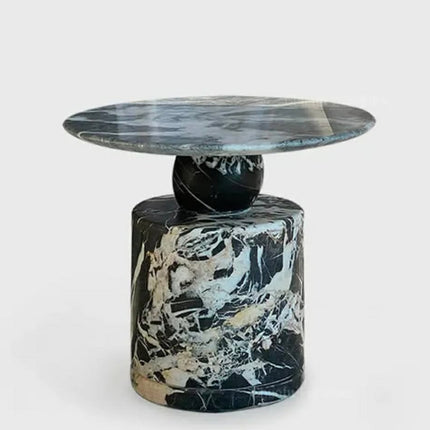 Popular New Design Round Marble Top Extendable Convertible Coffee Table Modern Living Room Furniture For Hotel Villa Decoration