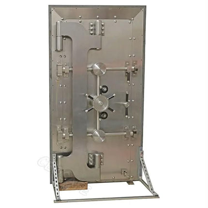Customized High Quality Metal Bank Security Door Safe Steel Vault Door Mechanical 3 Wheel ATM Safe Combination Dial Lock