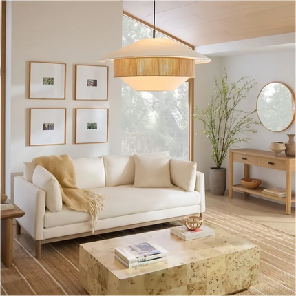 Wabi Sabi Handmade Pendant Light Hotel Restaurant Cloth Chandelier Living Dining Room Indoor Lighting Bedroom Hanging Lamp