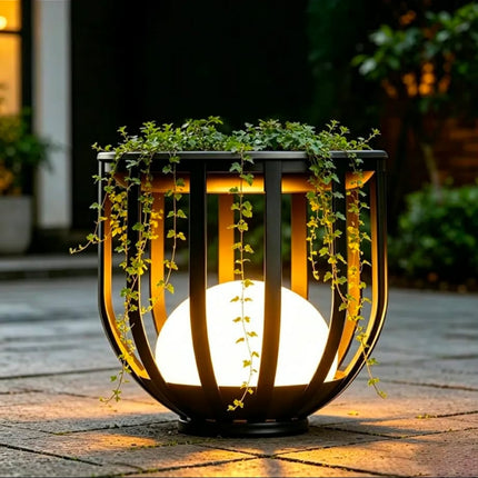 Courtyard Lights Solar LED Lawn Lamps Stainless Steel IP65 Waterproof Minimalist Modern Decorative Accents Gardens Lighting