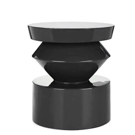 Contemporary Nordic Round Side Table For Coffee & Drinks Modern Hotel-Inspired Plastic Fiberglass Furniture For Home Living Room