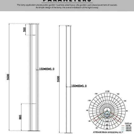 Solar Garden Road Light Pole 3m 4m 5m 6m Single Arm Price Aluminum Alloy Customized Outdoor Light