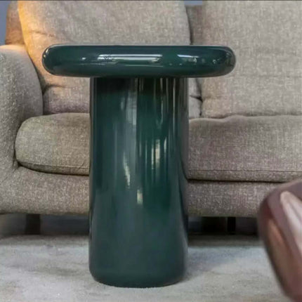 Round Side Table Fiberglass Top Tea Table Restaurant Bowl Shape Coffee Tables
