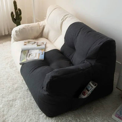 Luxury Japanese-Style Convertible Living Room Furniture Set Foldable Bean & Eps/EPP Filled Lazy Sofa Bed Accent Design