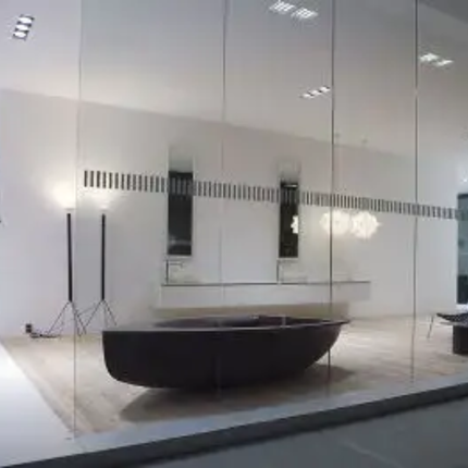Boat Shape Natural Marble Bathtub For Bathroom