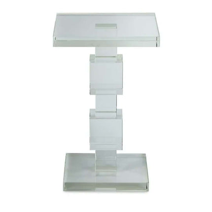 Modern Luxury Glass Acrylic Coffee Table Durable Transparent Side Table For Home Bedroom or Elegant Living Room Furniture