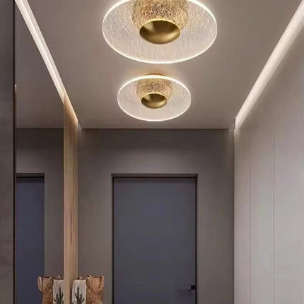 Postmodern Feather Wall Lamp Background LED Staircase Corridor Aisle Porch Atmosphere Acrylic Simple Bedroom Led Wall Lamp