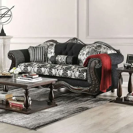 European Luxury Solid Wood Sofa Set Comfortable Upholstery Eco-Friendly Durable Living Room Furniture Villa Hotel Use Modern