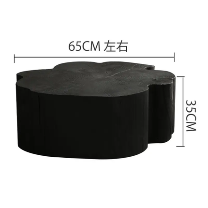 Made of concrete Quite Artistic Style Solid Camphor Wood Customizable Living Room Tea Table Homestay Hotel Use Mo Assembly Required Furniture