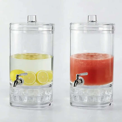 Acrylic Beverage Dispenser With Faucet Large Capacity Juice Cola Beer Container For Party Catering Restaurant Buffet
