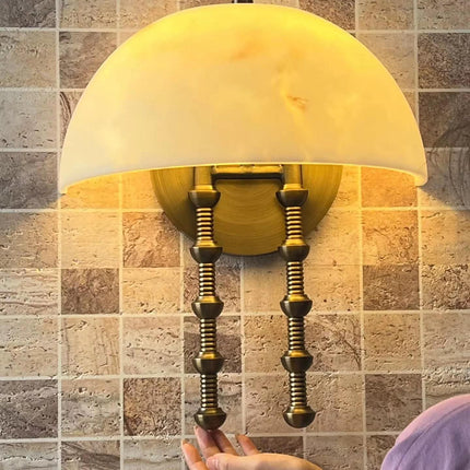American Retro Medieval Style Living Room Hotel Bedside Wall Lamp Desk Desk Designer Model Room Study, Sales Office, Aisle Corridor