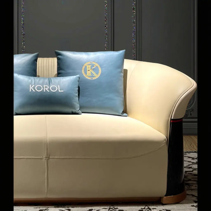 Bentley Customizable Italian Luxury Leather Sofa Postmodern Simple Design