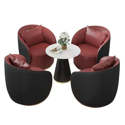 Commercial Waiting Lounge Reception Sofa Chair for 4S Showroom, Beauty Salon, Real Estate Sales Office, Hotel & Club Lobby