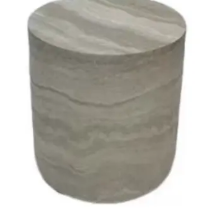 Made of FiberGlass Nordic Wabi Sabi Light Luxury Minimalist Designer Movable Coffee Table Circular Glass Fiber Resin