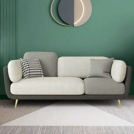 Contemporary 3 Seater Wood Sofa Modern Minamalist Sofa Set for Living Room Furniture