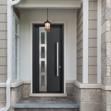 High Quality Modern Villa Exterior Wall Front Door Double Leaf Anti-Theft Steel Door