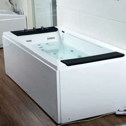 High Quality Acrylic Hydro Massage Bathtub One - Person Massage Bathtub with Heating System & Remote Control