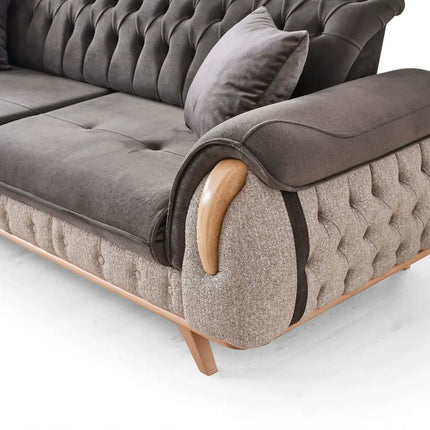 Luxury Modern Reclining Sofa Bed Set for Home Office Apartment Hotel or Villa for Living Room Use