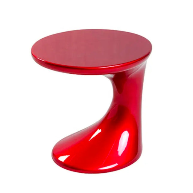 Modern Fiberglass Top C Shape Corner Coffee Table With Transitional Design For Living Room Home Furniture