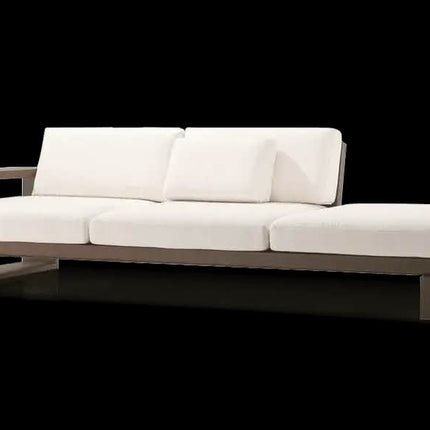 Customized Modern Luxury Solid Sheesham Wooden Extendable Convertible Corner Sofa For Living Room Villa School Use