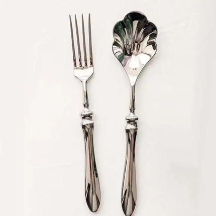 Luxury Shell-Shaped Stainless Steel Serving Spoons Premium Quality Unique Design Tableware Coffee Spoon Teaspoon