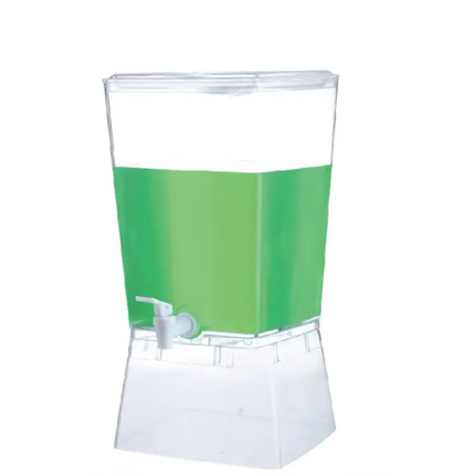 3 Gallon Plastic Punch Drink Dispenser Juice Containers with Lid For Party Ice Beverage Dispenser With Stand For Lemonade Soda