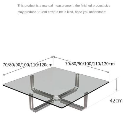 Made of FiberGlass And Tempered Glass Nordic Style Luxury Small HouseHold Apartment Coffee Table Inspired By Ancient Middle Eastern Design Tempered Glass Side Table