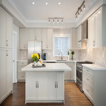 Fully Custom-Made Top Quality Personalized Yellow Lacquered Kitchen Cabinet Bright Color
