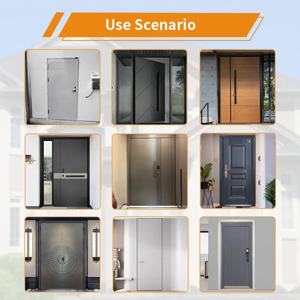 Chinese Entrance Door Steel Exterior Large Front Doors Design For Houses Modern Pivot  Security Entry Doors