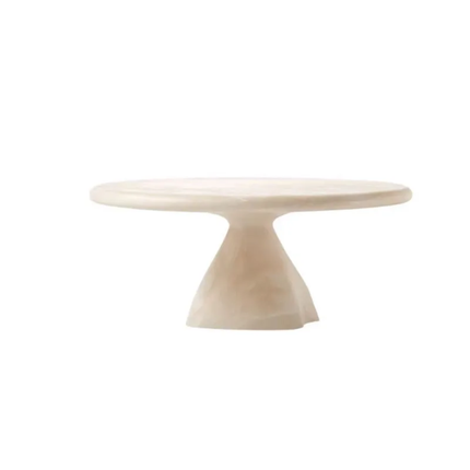 Made of FiberGlass Modern Marble Coffee Table French Retro Light Luxury Circular Fiberglass Living Room Furniture No Assembly Required