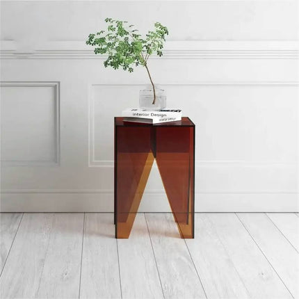 Acrylic Decorative Small End Table Side Table