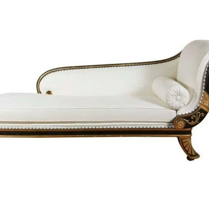 Victoria Sofa Style French Chaise Lounge/Hotel Lounge Furniture Traditional Wood/Wooden Normal Tufted Antique Lounge For Hotels