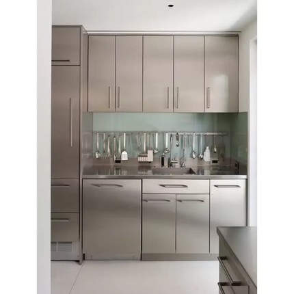 Modern Design of Kitchen Hanging Cabinets Traditional Diy Prefabricated L Shape Steel Foshan Kitchen Cabinets with Drawers