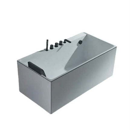 3mm Thin Straight Edge Bathtub Square Shape Massage Bathtub for Adults Cheap Price Rectangle Freestanding Tubs