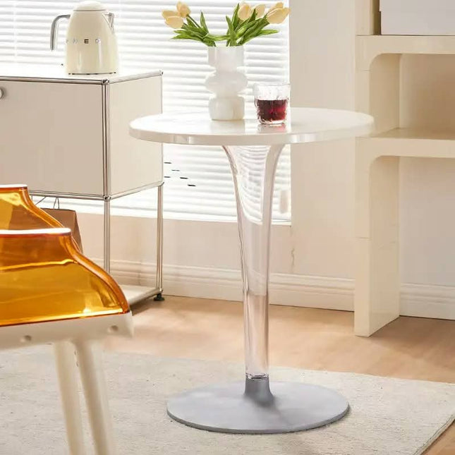 Transparent Acrylic Wedding Corner Table Customizable Side Table For Living Room